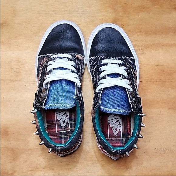 Vans Old Skool Zip Tartan Daze Multiciddye Women's Shoes Size 6 Multi-Color - Picture 5 of 8